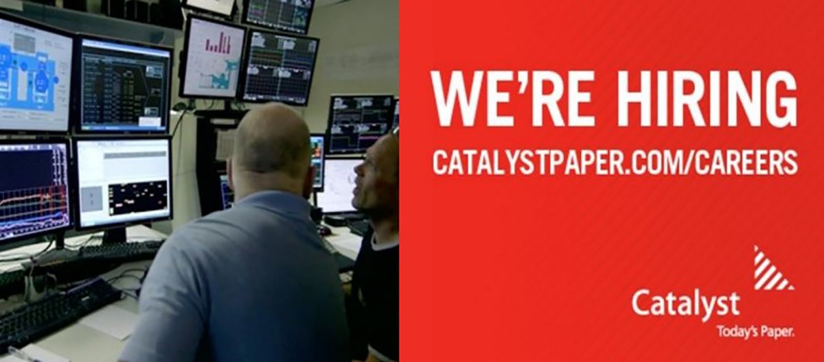 catalystpaper's tweet image. Interested in working in an innovative and dynamic business environment? Catalyst Paper has two positions available at our Port Alberni Division: Manager, Health &amp;amp; Safety and Paper Machine Manager. Learn more about these exciting opportunities at catalystpaper.com/careers