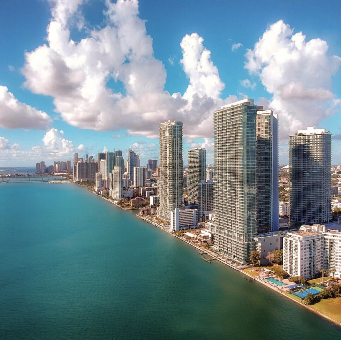 Spectacular  views from Biscayne Bay.  #ParaisoDistrict |photo: <a href="/visuals/">visuals</a>.by.luis via instagram 
one-paraiso.com