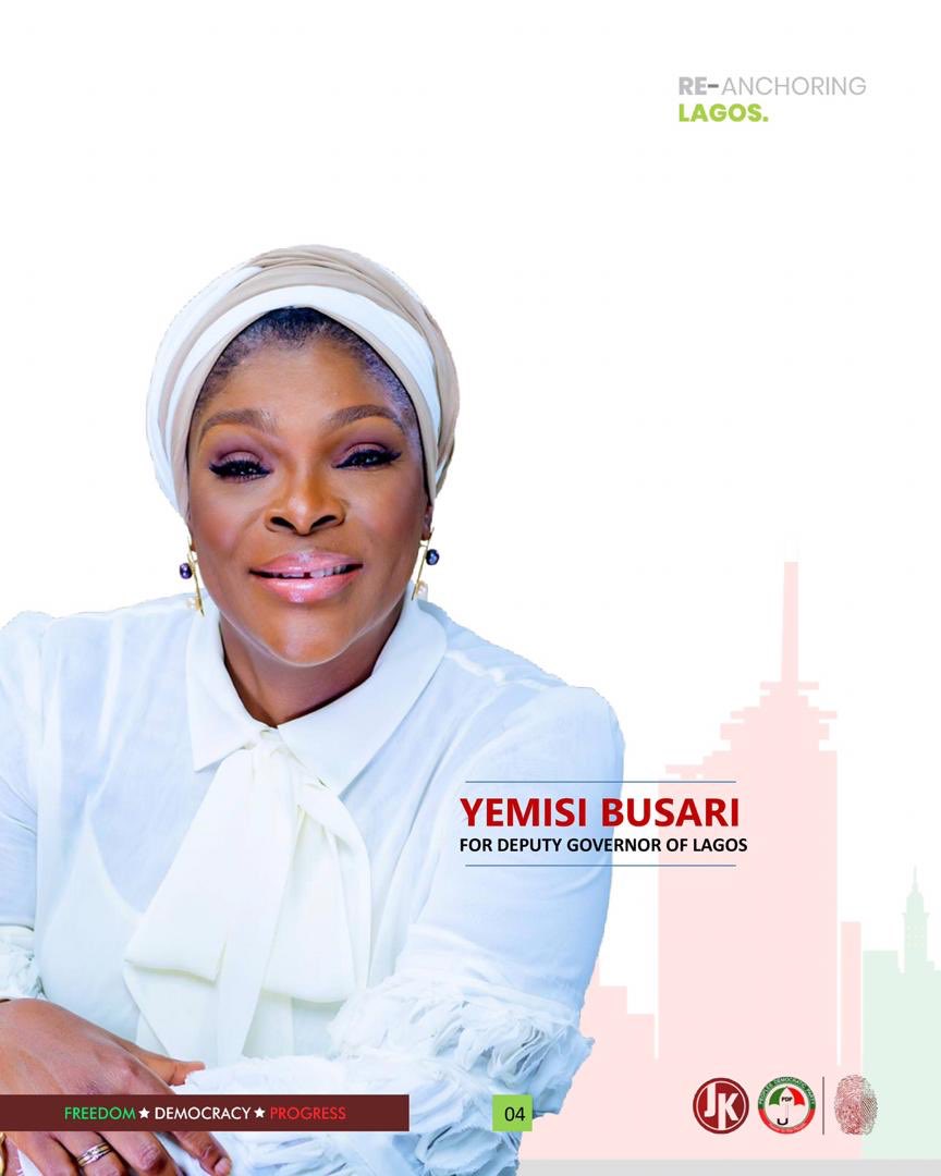 LadiSpeaks's tweet photo. Show me a better combination to make Lagos better - I'd wait! 

Jimi Agbaje x Yemisi Busari https://t.co/rQmL9sNWdO