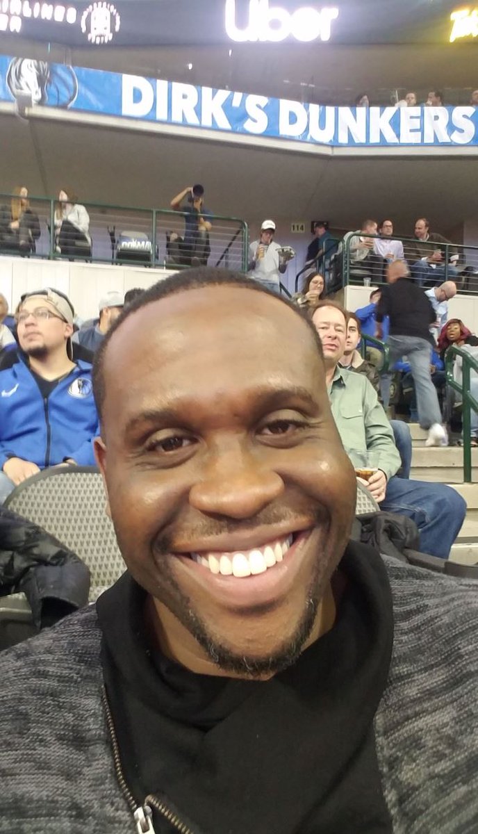 Congratulations to one of our top performing team members, Harris Ogor, who was honored to attend the MAVS game thanks to Otto!   He and his son had a great time and sent me this picture.  @OBielss <a href="/ted_helgesen/">Ted Helgesen</a> <a href="/TMXCompanies/">TMX Companies</a>