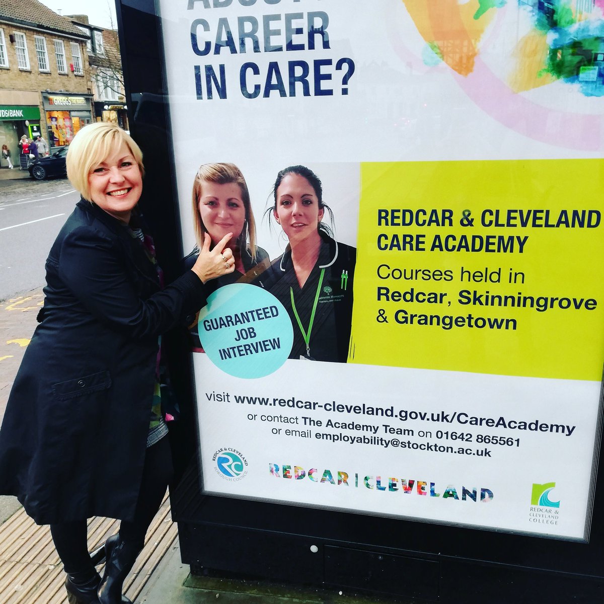 lindamcp66's tweet photo. When your manager and Co workers faces are on the big posters in local area advertising opportunities within our company @MeadowvaleHC @LisaLonsdale1 #imnotjustacarer https://t.co/7hhyR2RzN8