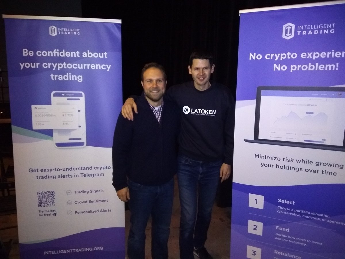 jan_halfar's tweet photo. Blockchain Technology Hub s.r.o. for organizing great event. Meeting with Tom Counsell and Tony Cannella from Intelligent Trading Foundation. Amir Mamaghani CEO &amp; Founder at Turing Technology. Travin Keith Founder of Altrean. #LATOKEN #CryptoMood #Altrean #blockchainhubprague https://t.co/Dh8ygqkGWl