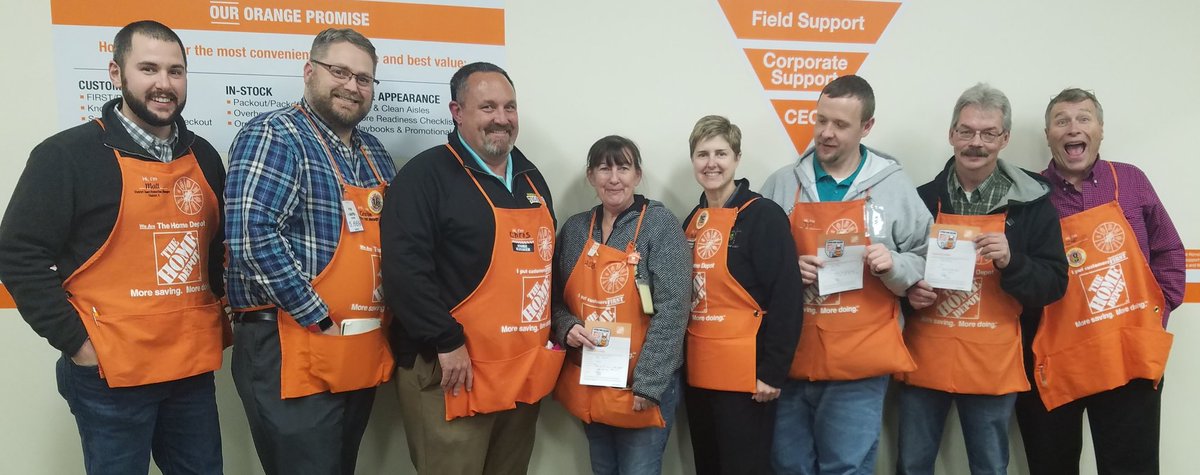 Congrats Alisa, Steve JP and Kevin Z on continuing to live by our values and being recognized by Becky. #TheNewDixie #Quality <a href="/NalleyChris/">nalley's</a> <a href="/RayBShain/">Ray Shain</a> @thd_young  <a href="/KevinZ_THD/">Kevin Zanewicz</a>