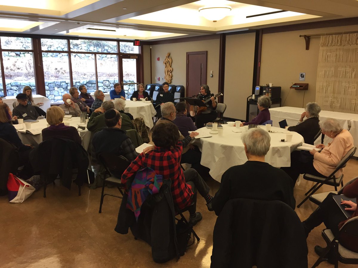 Singing in 2019 with Cantor Doob and our wonderful Seniors!