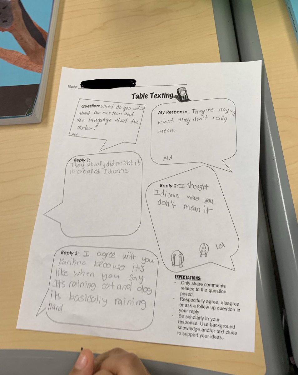 krissiemarie18's tweet photo. @WilliamHBrewst1 ES is rolling out #STEM strategies already. Today we used #4Cs & created “texts” w/ #tabletoptexting from the #SOS @DiscoveryEd! 4th graders made connections with the text and images. @Gabor_DEPD @SCSK12Unified @HathawayToday https://t.co/WhCpcP6GkI