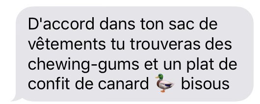 jeannebgdu70's tweet photo. les messages de ma mere sont tjs imprévisibles ptdr je lm trop https://t.co/s2fcCjAkOI