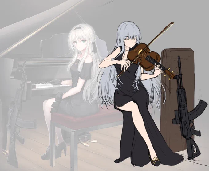 W I P진작에 세트로 그렸어야 했던 그림 