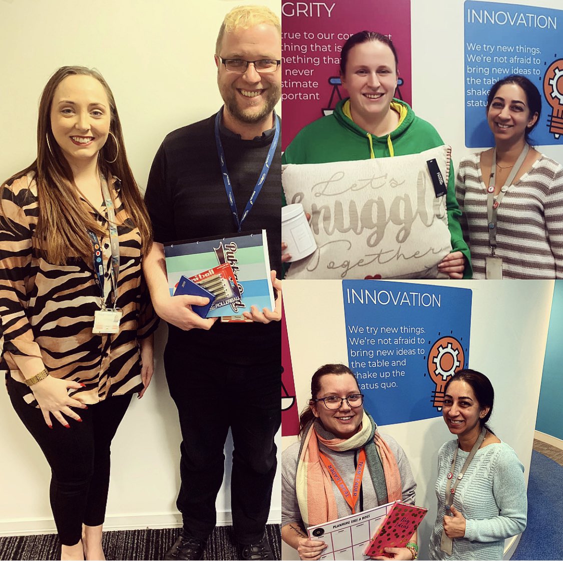 We asked employees what their New Year’s resolutions were for 2019 and chose our favourite 3! The lucky winners won personalised gifts to help them achieve their resolutions! #2019 #HappyNewYear