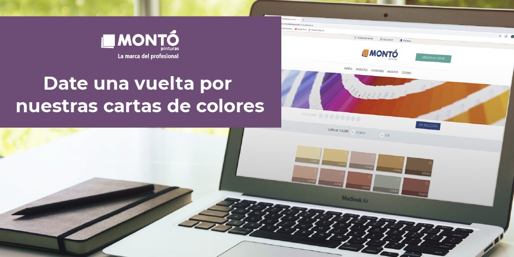 ¿Has visto nuestra amplia carta de colores? Elige si quieres para interior o exterior y ¡descubre toda nuestra gama!
ow.ly/9XzP30nghGu