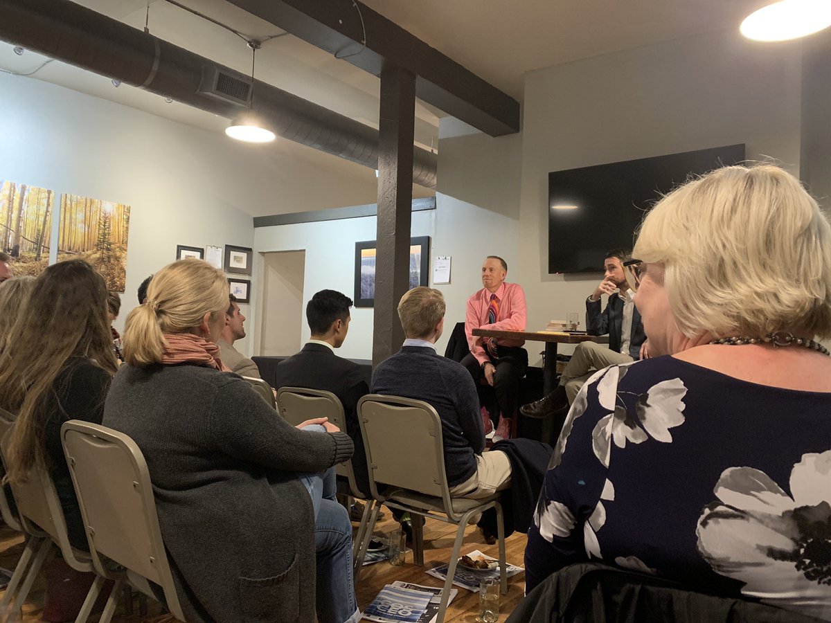 Chelsea_Elaine_'s tweet photo. Good humor and good insight with Kent Fortune from @USAA on leadership and creating a positive company culture. #COSCEO @CSBizJournal https://t.co/KD7XzROn6q