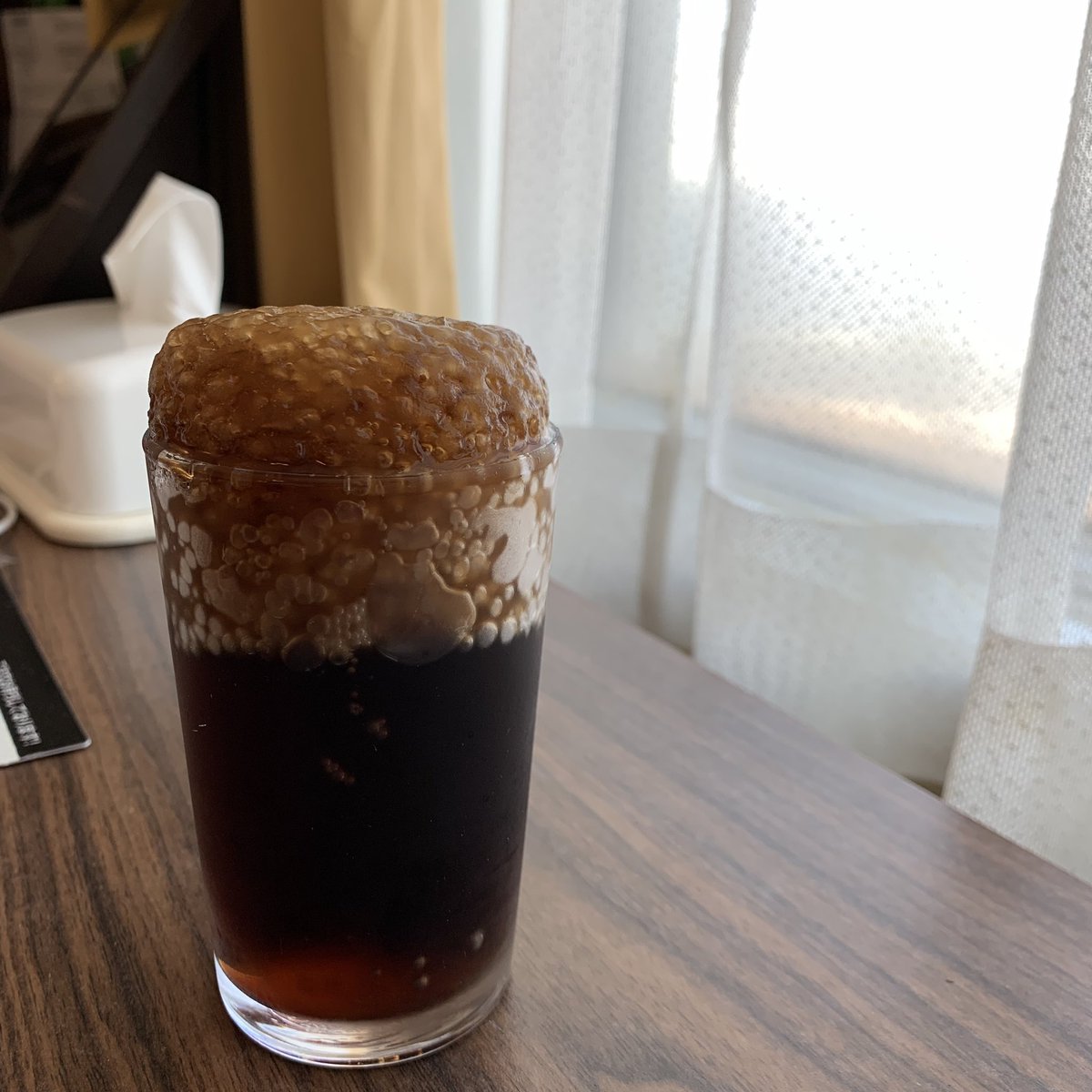 Rei コーラが凍ってしまった 泡の氷 Rei コーラが凍ってしまった 泡の氷