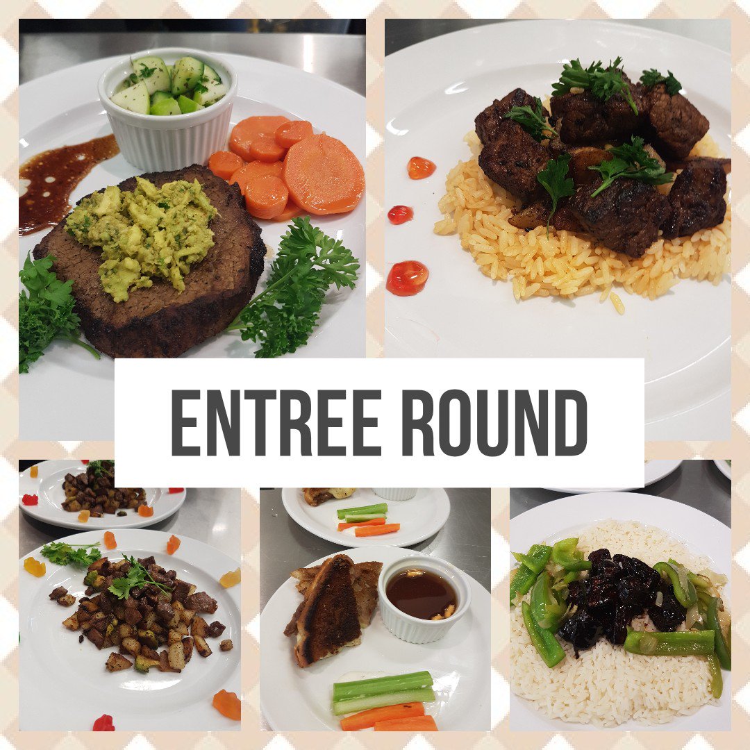 CCIHospitality's tweet photo. Day 2 of CCI's Hospitality Chopped Competition! Fantastic results!  Final round tomorrow! Good Luck. @CCIHospitality  @CCI_SCDSB https://t.co/oaCugI0uoU
