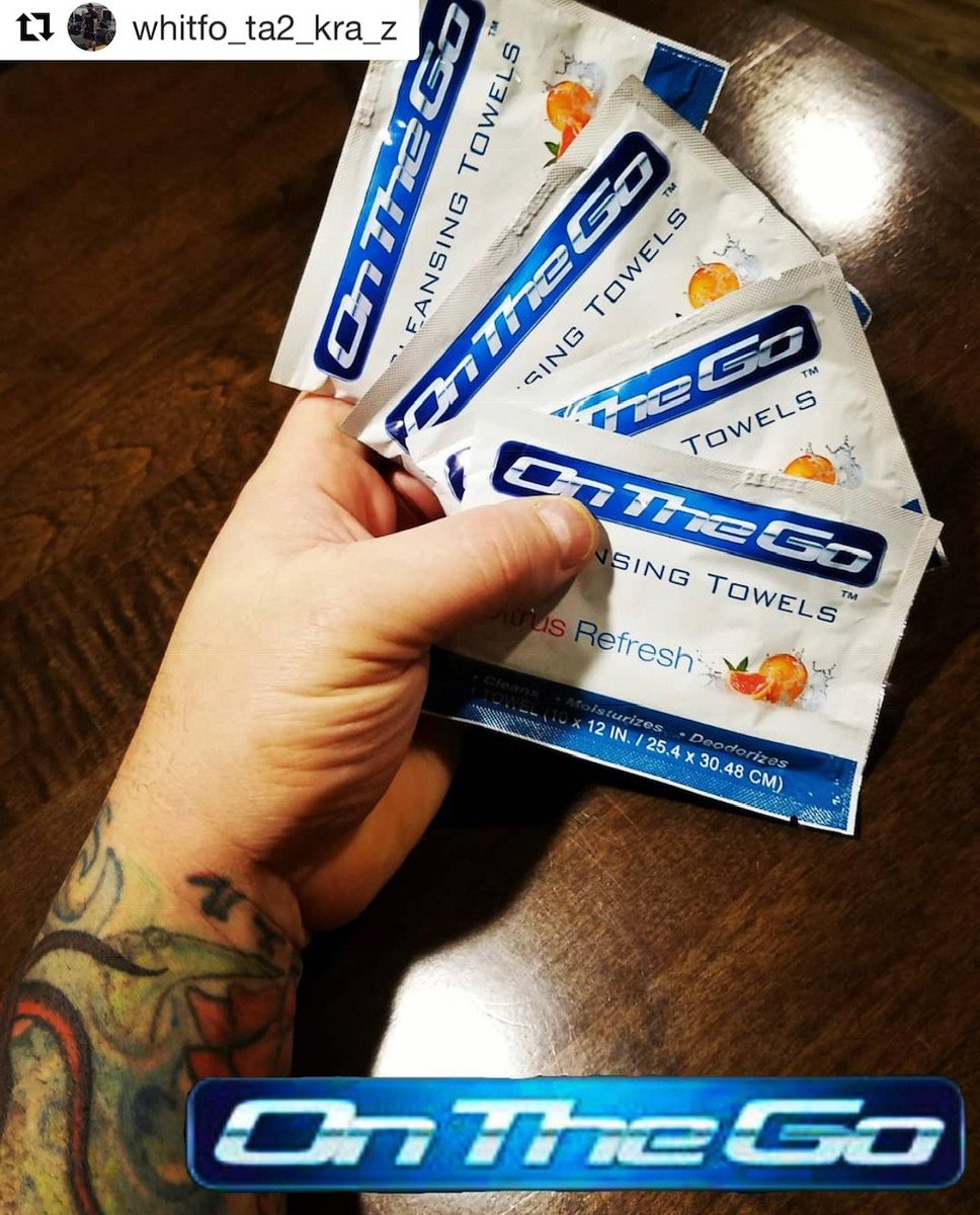 OnTheGoTowels's tweet photo. Start the new year fresh and clean on-the-go! 👍🚿😁
Repost @whitfo_ta2_kra_z    Always a winning hand when it comes to staying fresh and clean!!
.
On The Go Towels for the WIN!!
#onthegotowels #newyear #resolutions #bodywipes #cleanandrefreshed #fresh #onthego https://t.co/RH7BLBODFJ