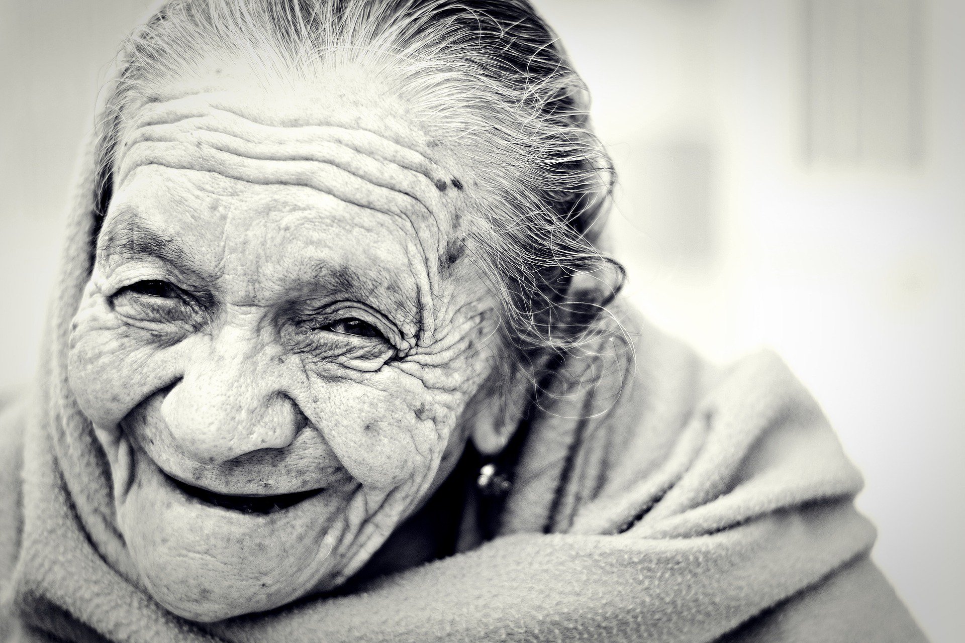 Pixabay on X: Laughing Old Woman - by Free-Photos