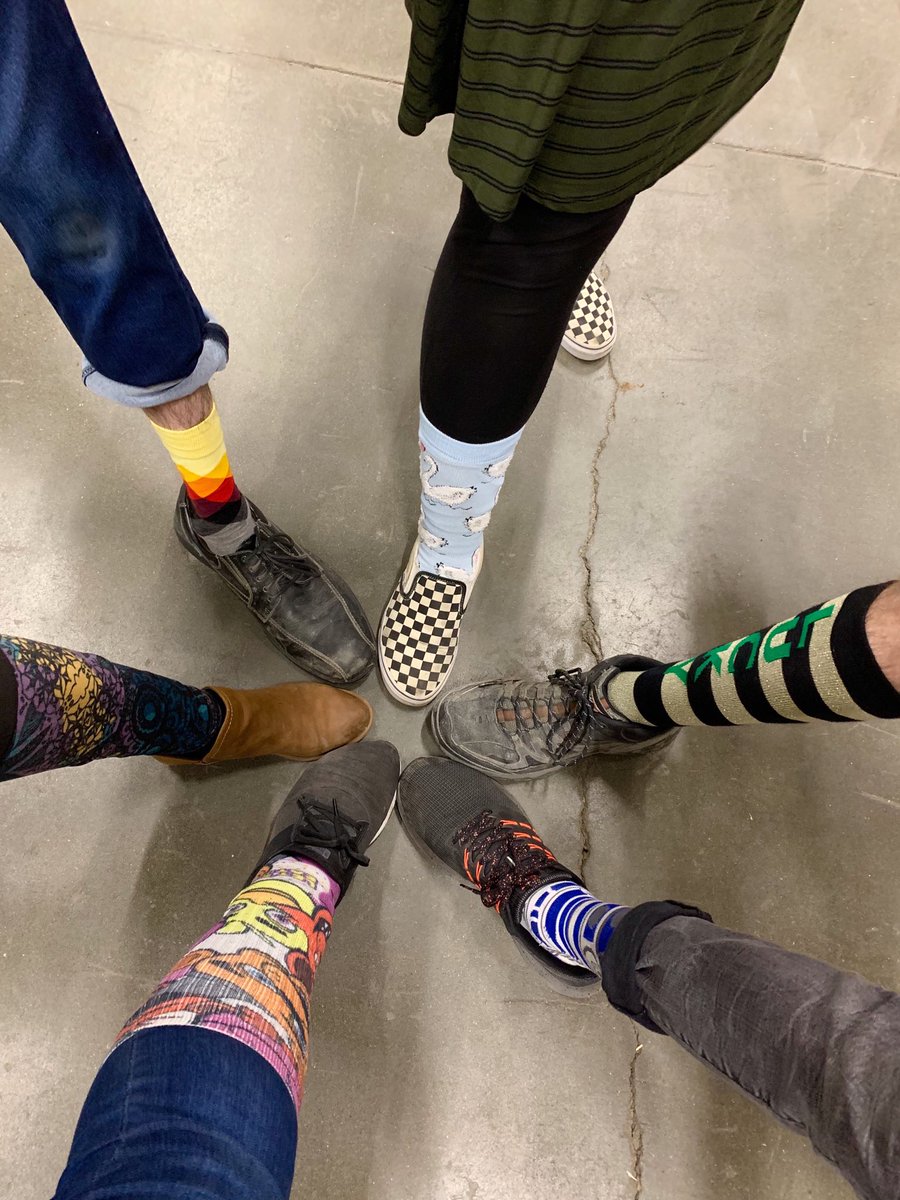 JulieGee19's tweet photo. VOA day 4 Grilled cheese sandwich’s and tomato soup. Along with crazy sock day! #thd4701 https://t.co/xLjw6BsHk5