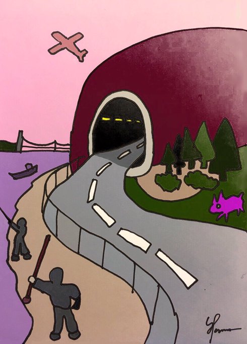 トンネルのtwitterイラスト検索結果 古い順