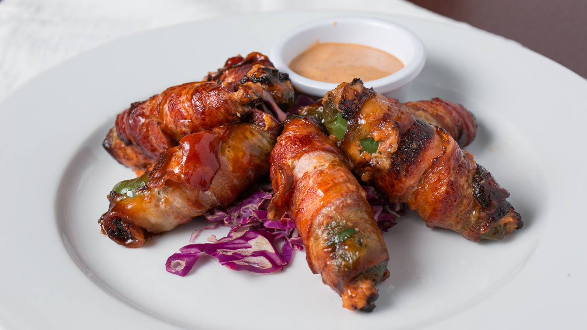 Have you tried our Pulled Pork Poppers? We take bacon-wrapped jalapeños stuffed with our pulled BBQ pork and cheddar cheese and pair them with our signature Spicy White BBQ Sauce for dipping! 😋 #seeyouatsazs