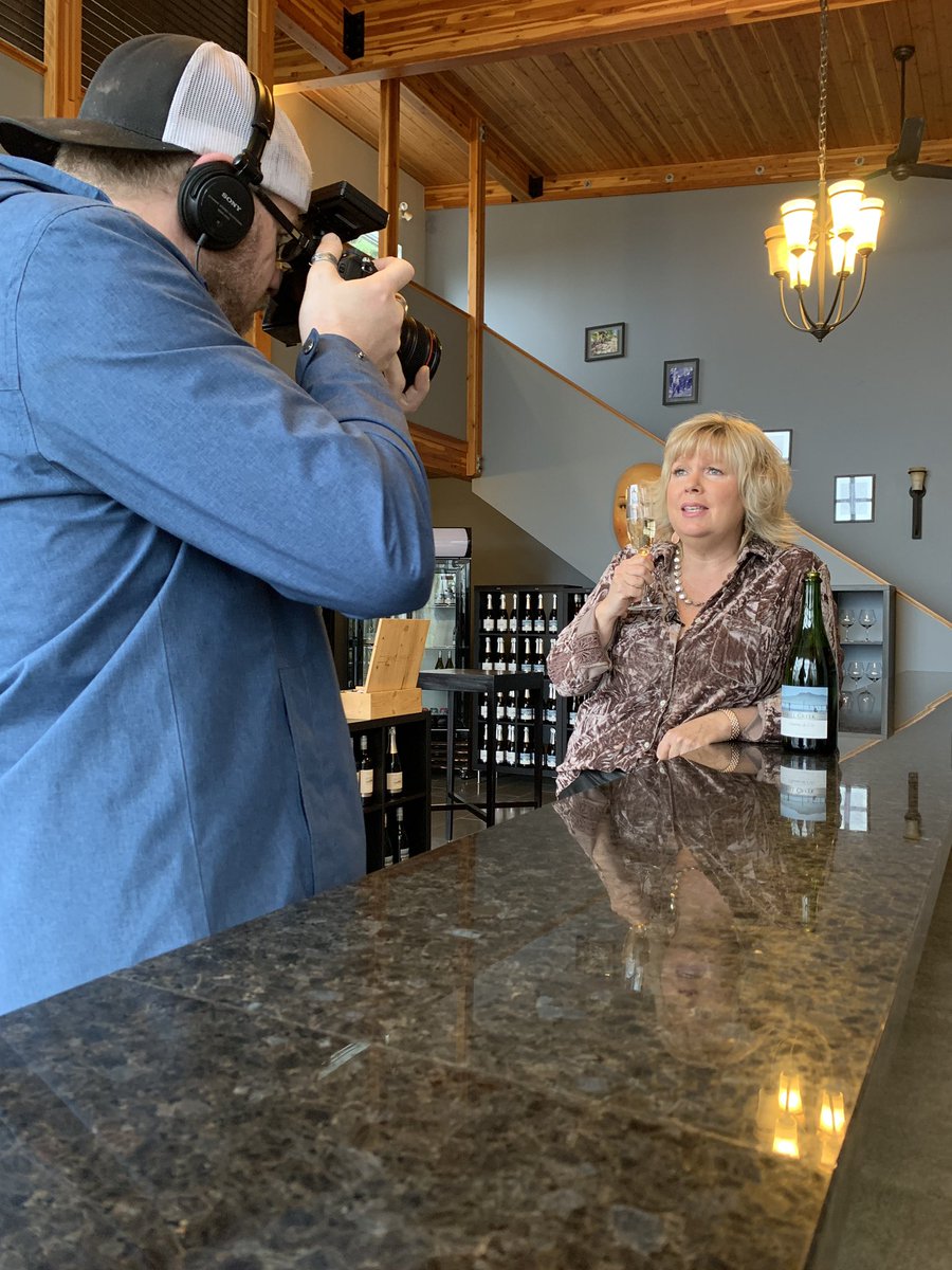 MegCuthbert's tweet photo. Filming a new Top 10 today for @cowichantourism, look for it next week! Shot at @AverillCreek #ExploreCowichan https://t.co/8QtUWTJM7u