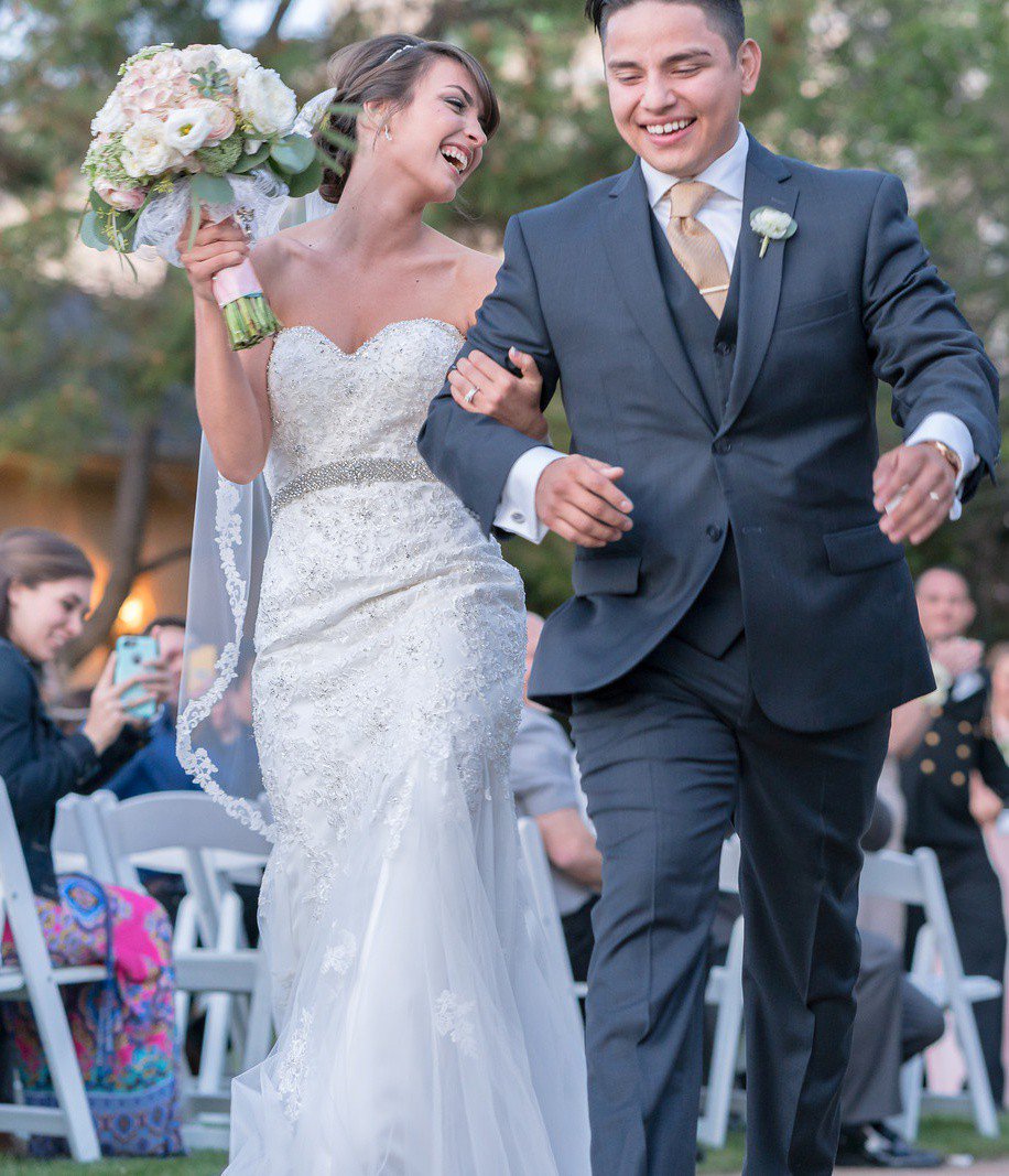 That feeling when they pronounce you husband and wife. One of our lovely couples after walking down the aisle.

#husbandandwife #mrandmrs #mymvwedding #wedding #weddingplanning #weddingplanner #dfwweddings #dallaswedding #fortworthwedding #arlingtonwedding #mediterraneanvilla