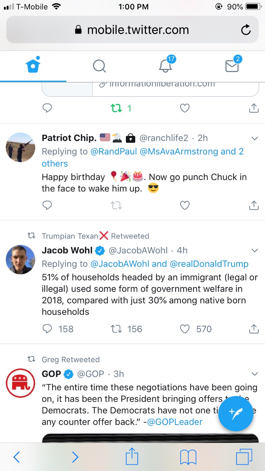 Repost because it Was Disabled by Twat, I concur with this post, and Happy Birthday Rand Paul 