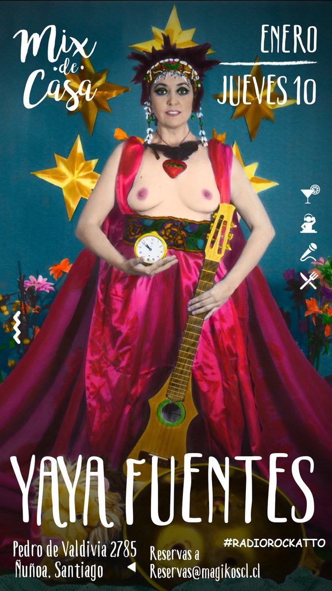 radiorockatto's tweet image. TOCATAS y EVENTOS de HOY @Retrovisorcl en @rockyguitarras , @Miguelbarriga en @teatromauri , @Rubiomusic_ @frvncisvictoria en @planetariousach y @YayaFuentesU en @casaconejoscl ! #ponleoreja @FanearCOM @imuvacl @SCDChile @junglamusic @zancada @potq @absentamusical @MelomanosMag