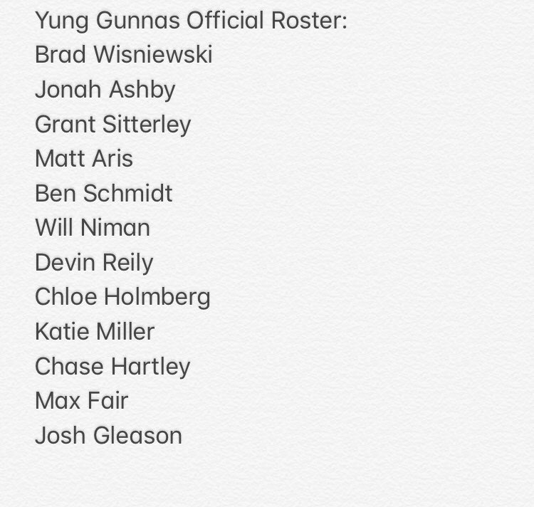 Official Roster