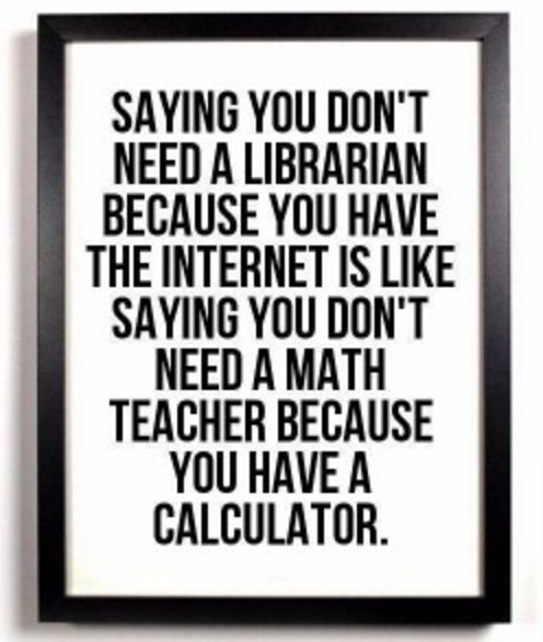 Librarians are essential in every school!