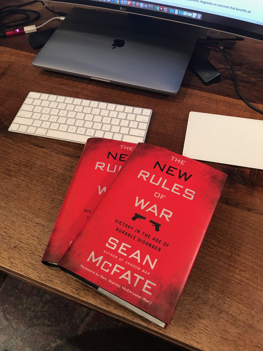 Look what just arrived!!! #newrulesofwar releases January 22nd. <a href="/WmMorrowBooks/">William Morrow</a>