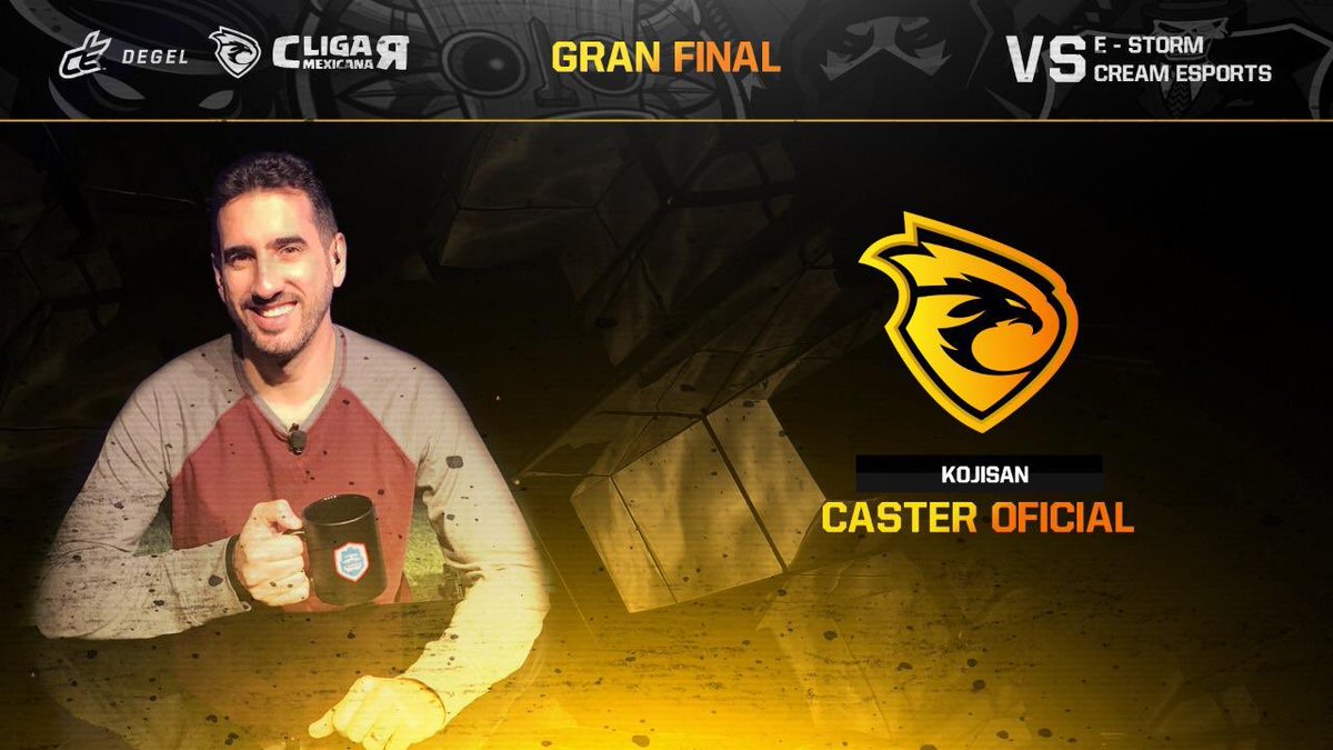 ¡La espera terminó! 

¡¡Presentamos a @KojisanYT como el caster oficial para nuestra gran final!!una persona más que conocida por nuestra comunidad y su paso por CRL 🔥🤩

Estamos seguros que nos hará disfrutar la final de la mejor manera.

¿Quieren saber la fecha y hora? 😱🇲🇽
