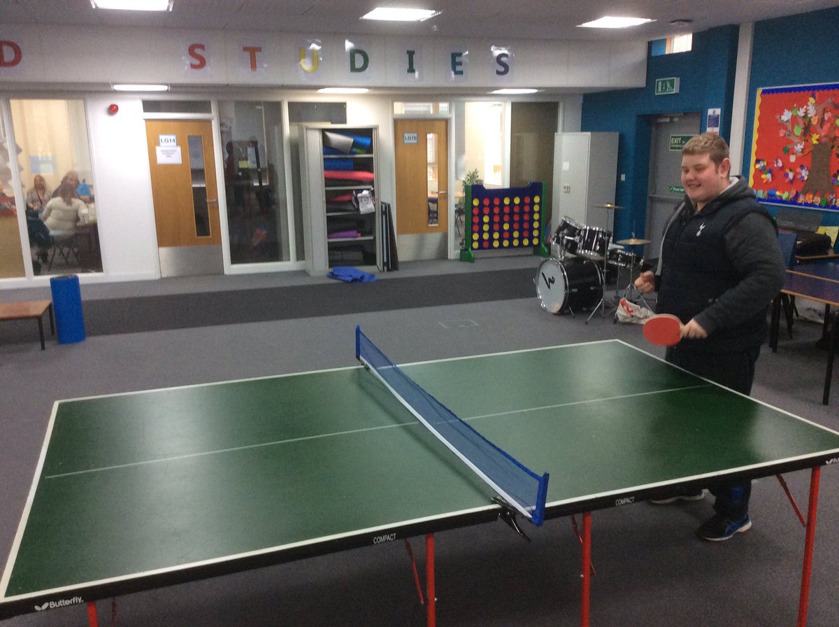SEND_TA_chloe's tweet photo. Eventful Thursdays for our Supported Studies learners, table tennis lunch times! #tometoyou #lunchclub #SEND https://t.co/QDXGftx58h