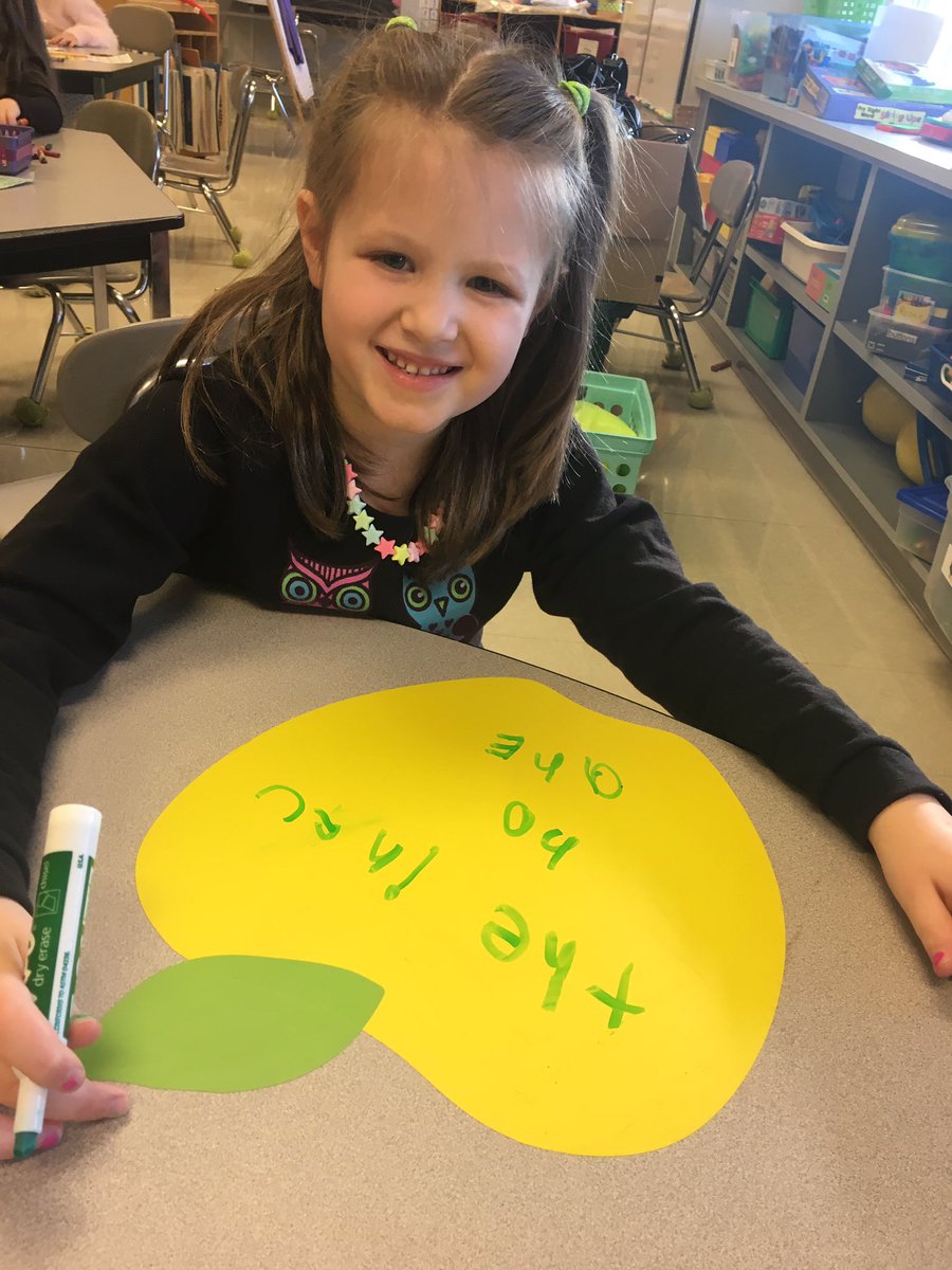 Writing and shaving cream on tables! What is going on in kindergarten?! 😁 <a href="/SASD_Vernfield/">Vernfield Elementary</a>
