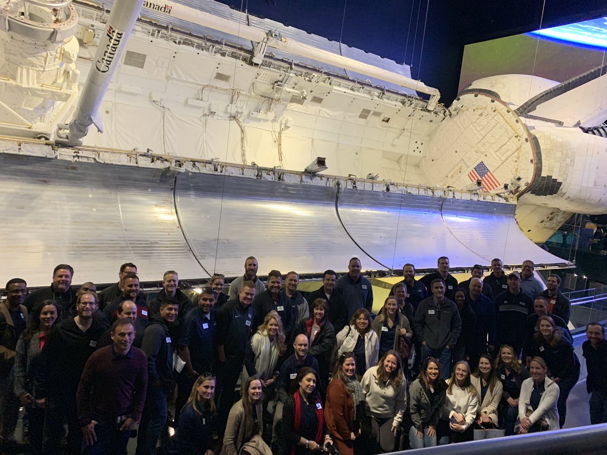 LeadershipORL's tweet photo. Great way to end the day in Brevard County. #LO96 visits the Atlantis @NASAKennedy https://t.co/3ORkEv6Vbc