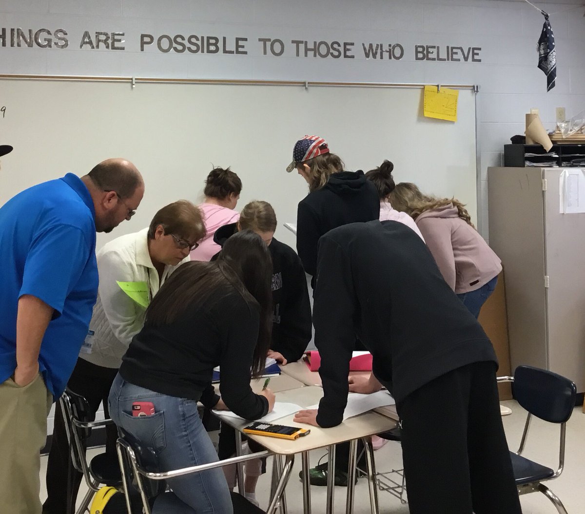 dougrobertsohio's tweet photo. Geometry Scavenger Hunt with the Nspire today. Students had fun at Buckhorn in Perry County Kentucky. Great thinking and teaching outside the box. #T3SystemicCoaching https://t.co/ndSHfd7Dji