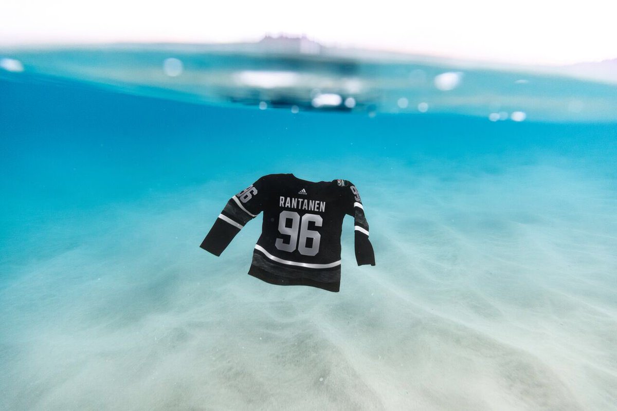Avalanche's tweet photo. These may be underwater, but they are 🔥🔥🔥
#adizero x #adidasParley
#NHLAllStar #GoAvsGo https://t.co/eqvslTCh8P