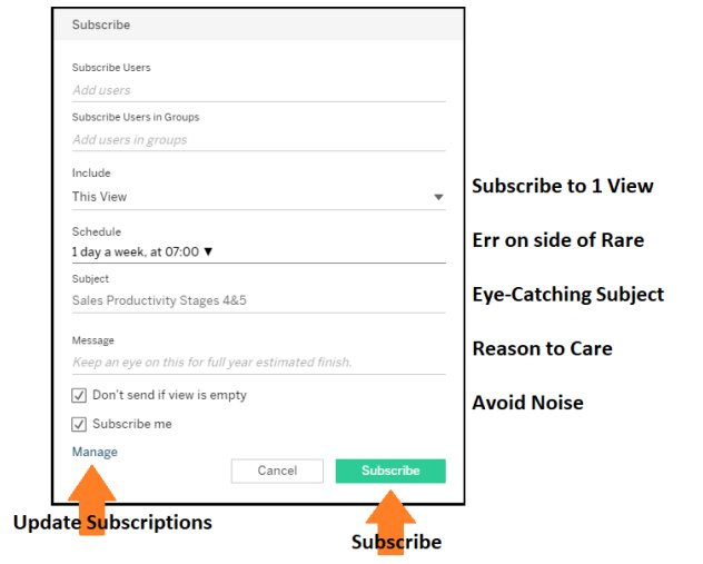 EmpowerBOC's tweet photo. Set time-driven Subscriptions in #Tableau Server for custom insights delivered to your Inbox. #UserAdoption #Datavisualization
https://t.co/tfoYpikK0T https://t.co/igqzt97DD8