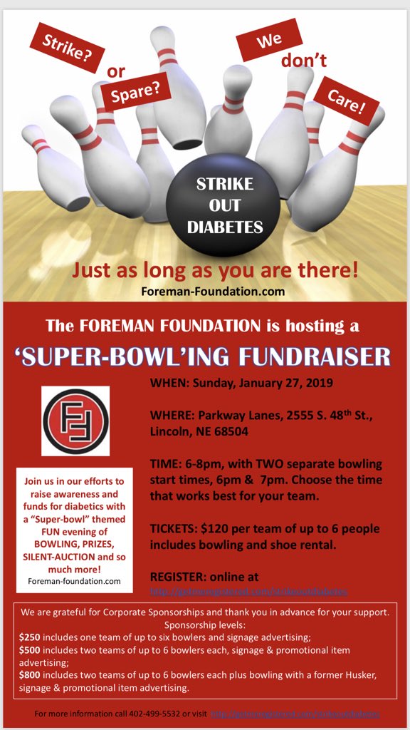 4manfndn's tweet photo. Sign up today to play in our “Super-Bowl”ing event! https://t.co/nV2Rg3jaCV https://t.co/WCm2gUxyIQ