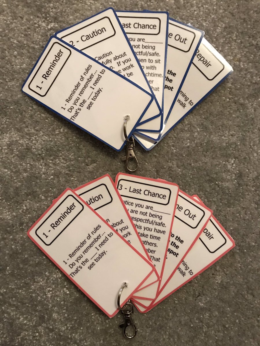 StNiniansRCPS's tweet image. Scripted interventions, perfect for clipping onto your lanyard! 
Consistency is key! @pauldixtweets @PivotalEd