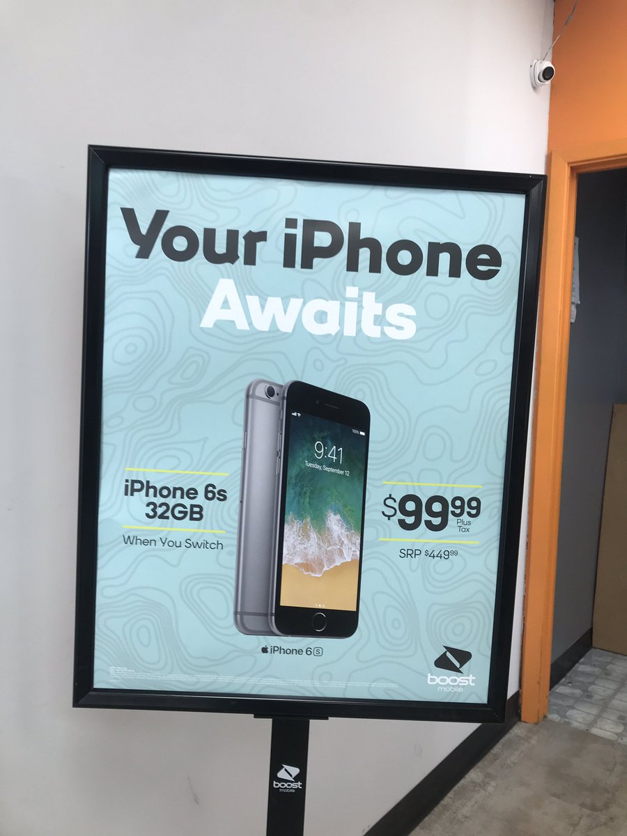 PhonesrusWebstr's tweet image. iPhone 6s 32GB for $99.99 when you switch to Boost Mobile and get yourself our amazing plan for just $50 a month unlimited everything! bundle up your accessories! #boostmobilenationwide #houtax18