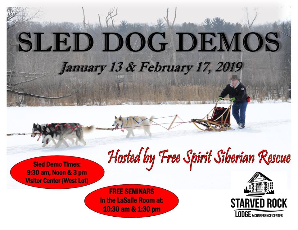 Starved Rock Lodge On Twitter Visit Starved Rock On Sunday For An Exciting Event That Includes Sled Dog Seminars And Demos Hosted By Free Spirit Siberian Rescue You Can Meet The Huskies