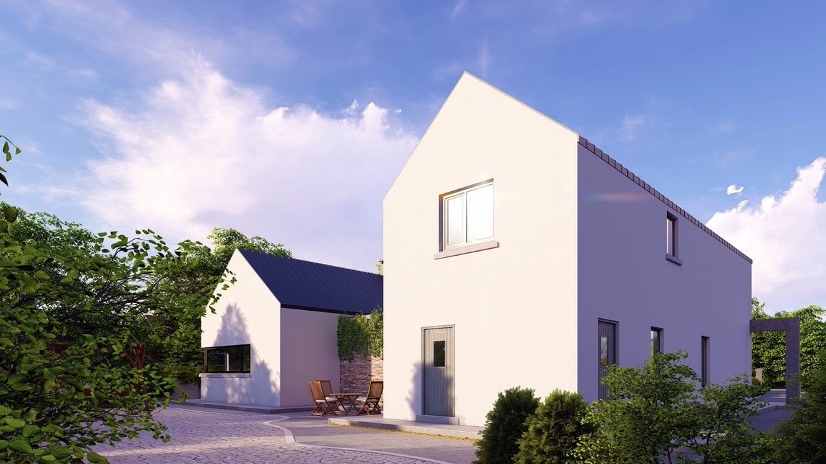PNDBuilding's tweet photo. Planning secured for this contemporary design overlooking Knockalough Lake near Kilmihil, #Clare #architecture https://t.co/OXli5WZVw7