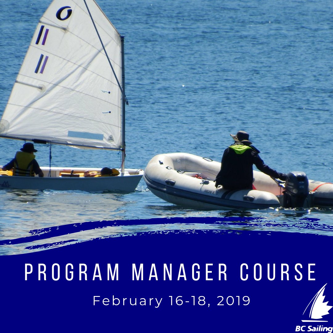 Are you a learn to sail program manager or head instructor?  The Program Manager Course is Feb 16-18 and covers topics like marketing your program, communication, registration, safety and more.  Registration at bit.ly/2019CANsailIns…