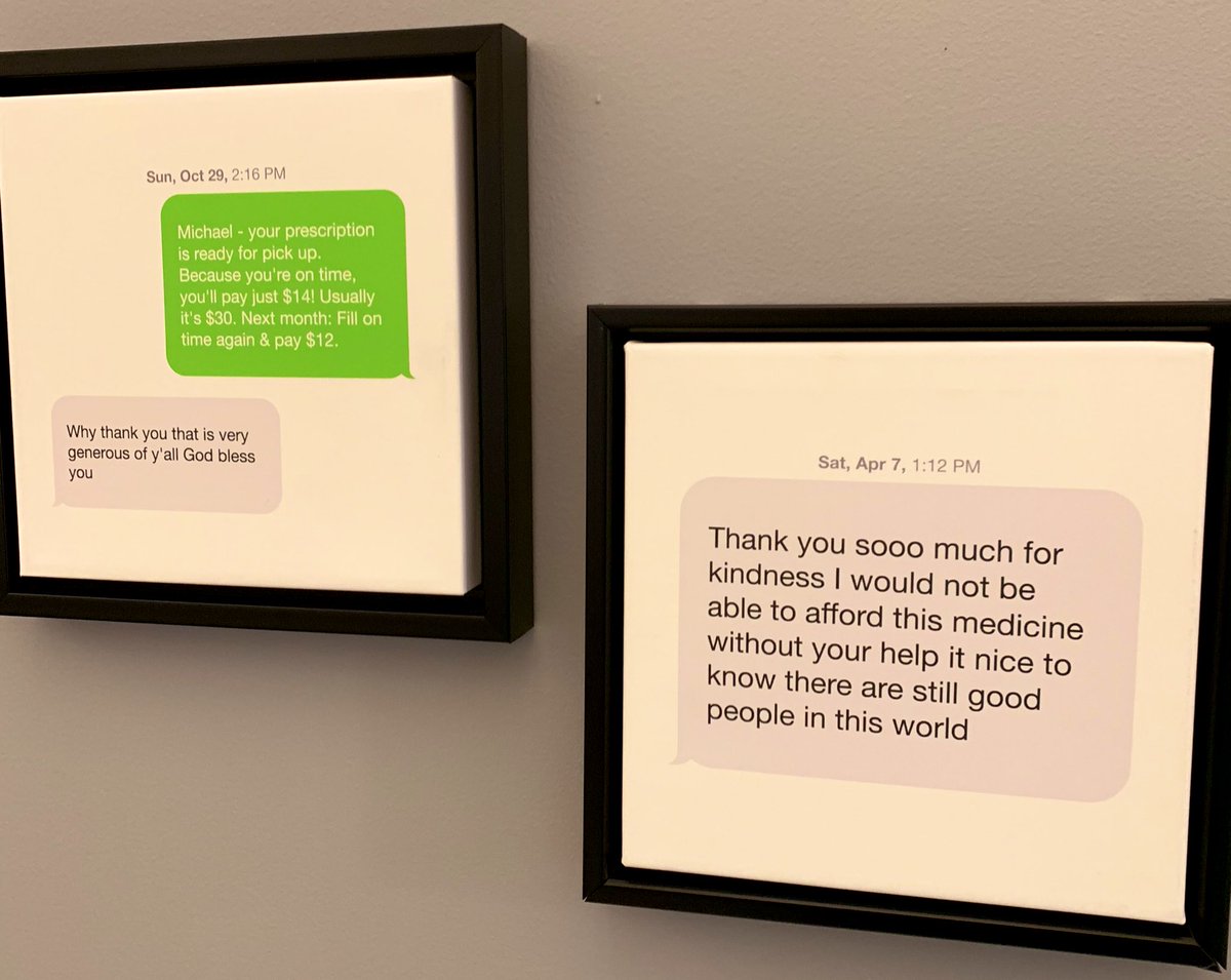 Customer testimonials on the wall. A great reminder of how the hard work makes a real difference. Nice work @semprehealth