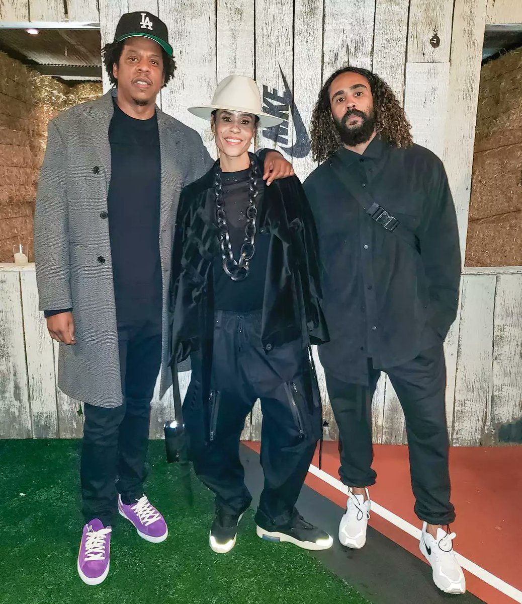 JAY-Z with @shapewithangela and @JERRYlorenzo at Lorenzo's Fear of