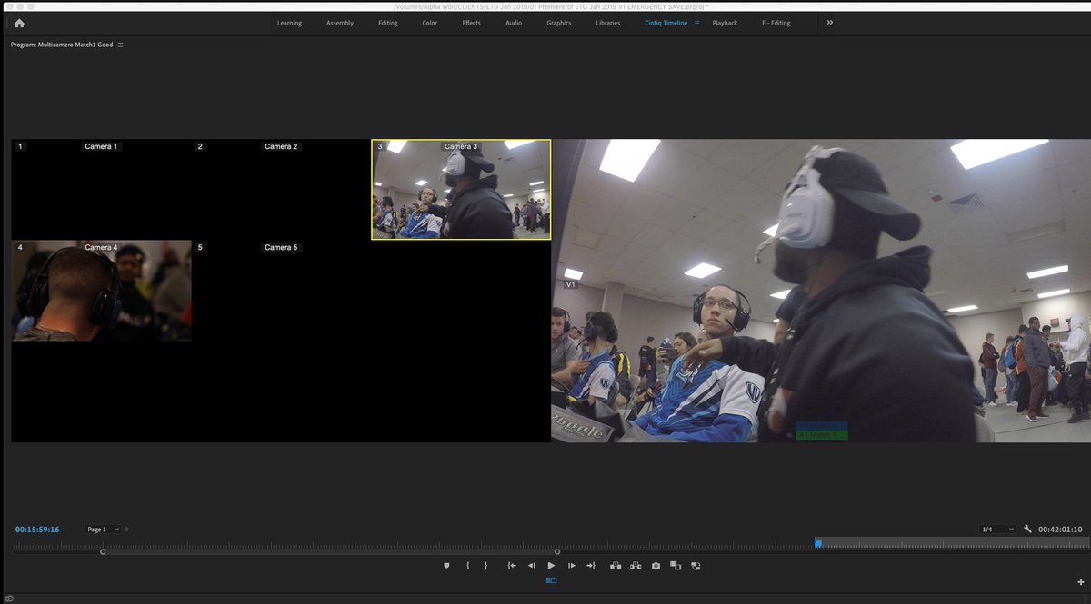 wolfx23official's tweet image. Multi-Camera editing is the best thing I came across. I used to do these cuts the long way before hand. #fasterWorkFlow