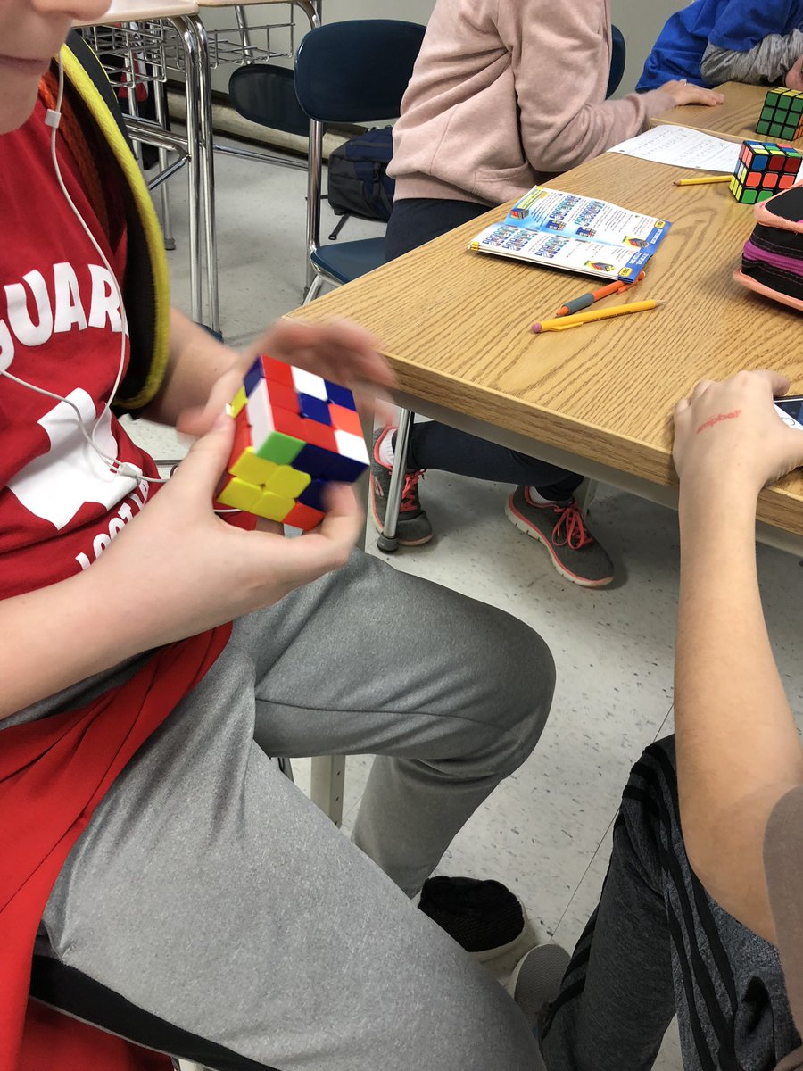 Cubing fun <a href="/FuquayVarinaMS/">Fuquay-Varina Middle School</a> #3x3 #NoLimits
