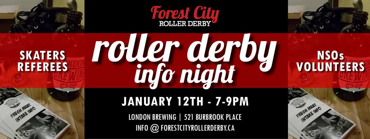 ForestCityDerby's tweet image. Did you make some resolutions? Derby can help! Not into resolutions but general, personal improvement and fitness?  Derby can help! Don't believe us? Join us for an info session @LondonBrewingca this Saturday and find out how ;) #ldnont