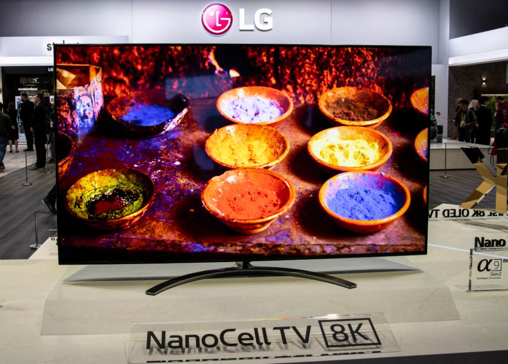LGUS's tweet photo. Our NanoCell TVs are powered by our 2nd Gen Alpha a9 processor and deliver an 8K premium experience at an affordable price! #CES2019 #LGCES2019 https://t.co/dkhR7u0ZiL