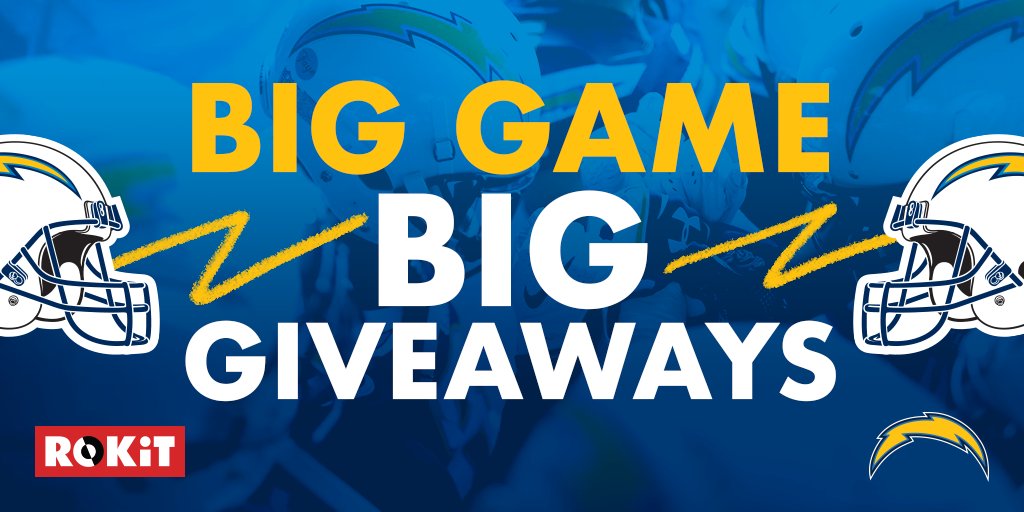 rokit's tweet image. Bolt fans! We're giving you the chance to win signed helmets from @Keenan13Allen AND @Melvingordon25 before Sunday's game. To enter:
- Like and RT this post
- Follow @rokitofficial 
- Follow @Chargers 

The two winners will be announced at 12pm PST on 1/12. #PhonesWithBenefits