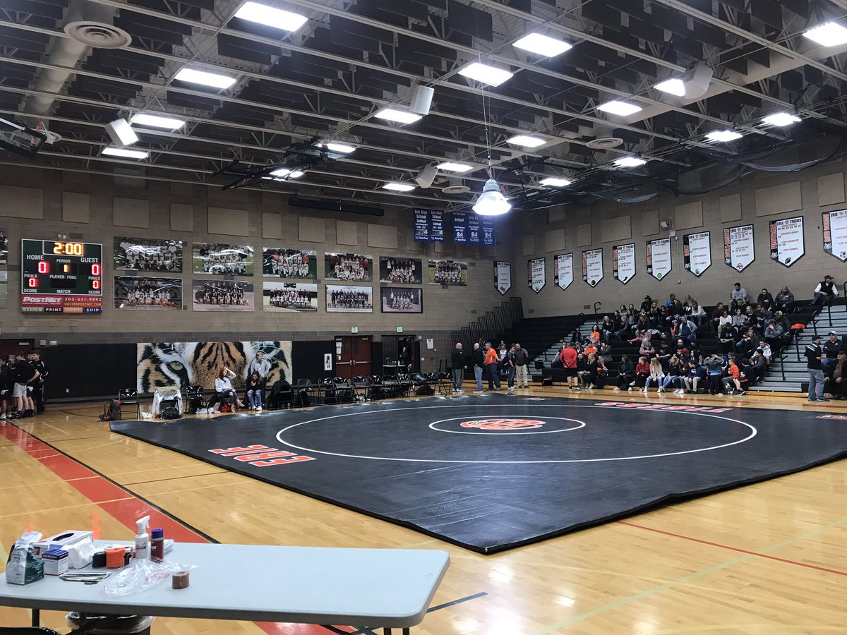 FMT_Sports's tweet photo. Here at Erie High School for a showdown between No. 10 Fort Morgan and @ErieWrestling! #copreps https://t.co/2fsag3v5Cu