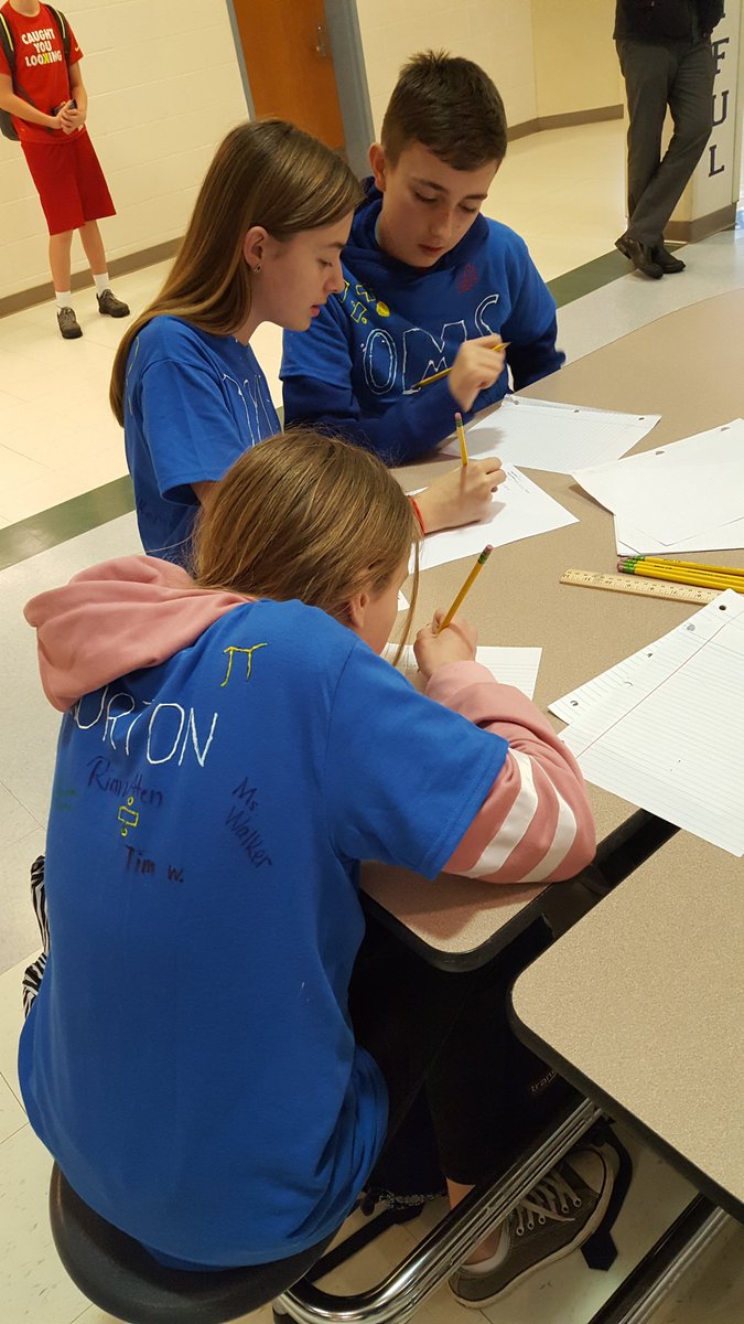 OMSFalcons's tweet photo. Our Math Team took second place at the Plateau League competition!! And, we were the most fashionable bunch, inspiring other teams to have t-shirts next year!! #Gomathletes https://t.co/wt2trxRGwj
